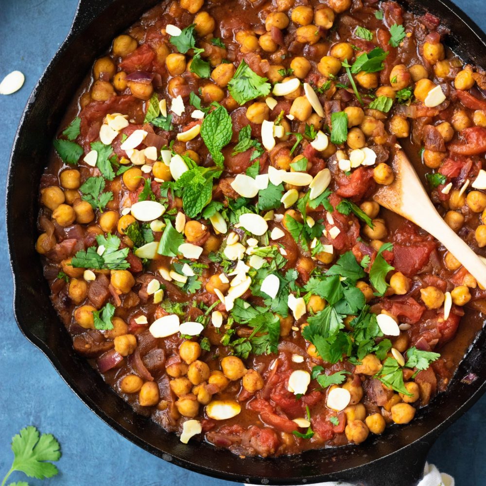 Easy Moroccan Chickpeas | Recipe By Eating By Elaine.com | The Plant ...