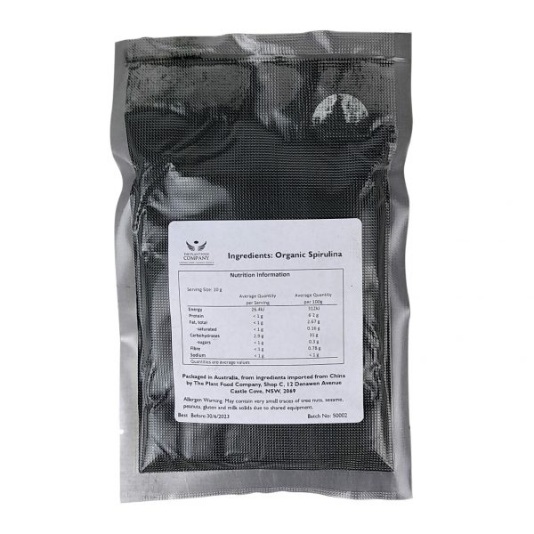 Certified ORGANIC Spirulina Powder